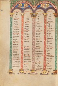 Página de tabla de canon de Unbekannt Unbekannt